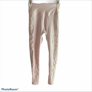 BuffBunny white Elysium mesh leggings size S